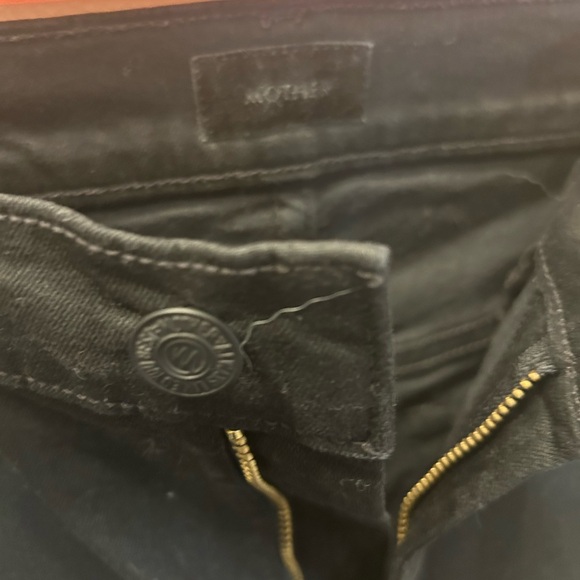 Mother The Stunner Zip Ankle Step Fray in Not Guilty - Picture 9 of 10